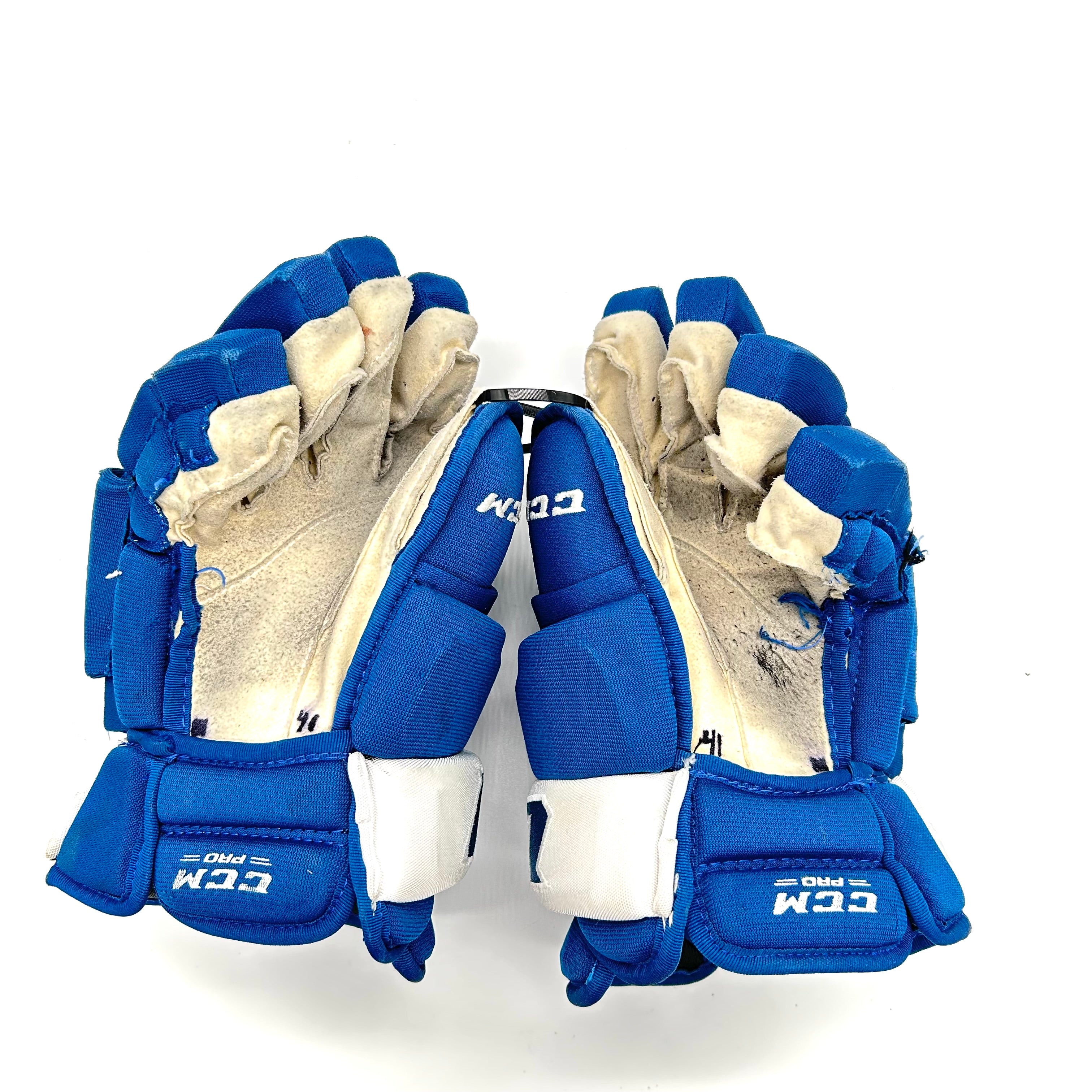 CCM HG97PP - Gant NHL Pro Stock d'occasion - Avalanche du Colorado (bleu)